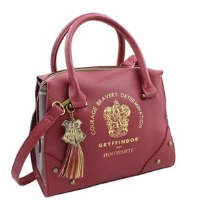 Wizarding World Harry Potter BIOWORLD Hogwarts Gryffindor Plaid Red Handbag